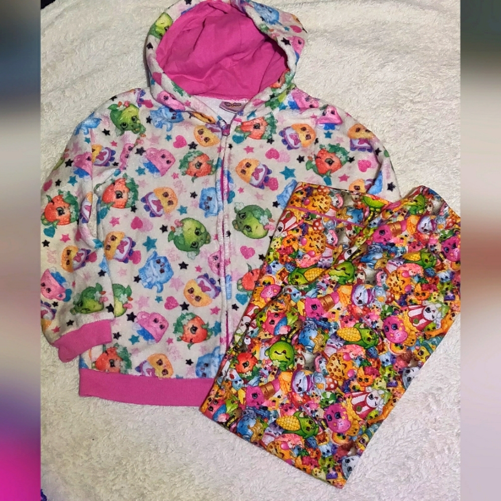 Shopkins Colorful Hoodie and PJ Pants Set
